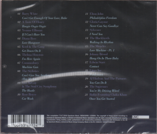 Classic Cuts Disco - 21 Classic Disco Anthems CD (Back)