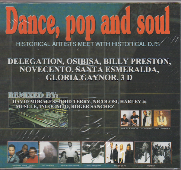 Dance, Pop and Soul - Historical Artists Meet With Historical DJ's - Various Artists CD (Just Music)