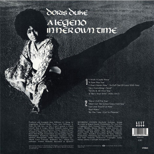Doris Duke - A Legend In Her Own Time LP (Back)