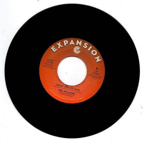 Mel Williams - Sweet Girl Of Mine / Turn Me On 45 (Expansion) 7