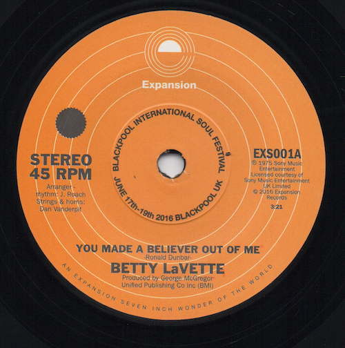 Betty Lavette - You Made A Believer Out Of Me / Thank You For Loving Me 45
