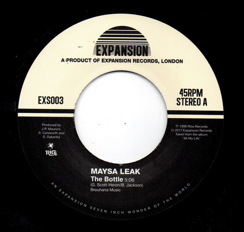 Maysa Leak - The Bottle / Hooked On Your Love 45