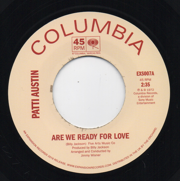 Patti Austin - Are We Ready For Love / Didn't Say A Word 45