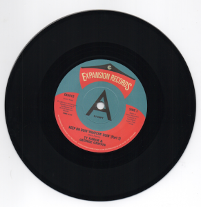 Ty Karim & George Griffin - Keep On Doin' Whatcha' Doin' (Part 1) / (Part 2) DEMO 45 (Expansion) 7" Vinyl