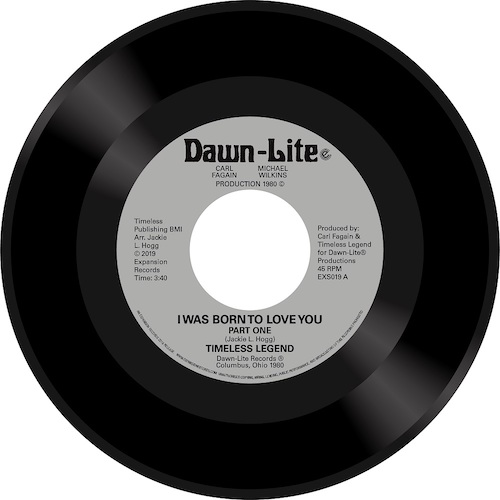 Timeless Legend - I Was Born To Love You / I Was Born To Love You (Part 2) 45 (Expansion) 7