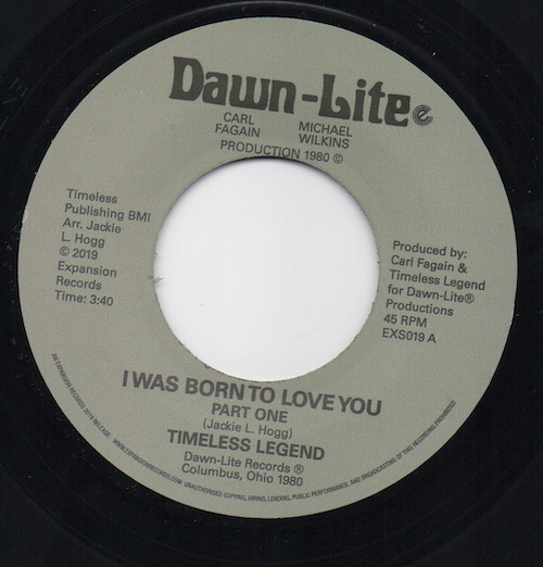 Timeless Legend - I Was Born To Love You / I Was Born To Love You (Part 2) 45