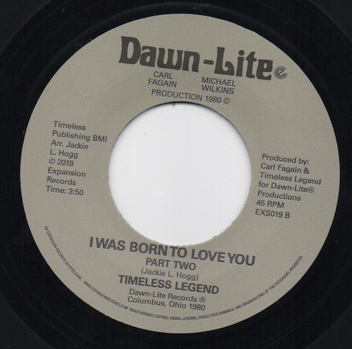 Timeless Legend - I Was Born To Love You / I Was Born To Love You (Part 2) 45