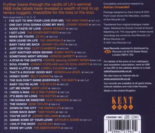 For Connoisseurs Only Volume 1 CD (Back)