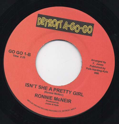 Ronnie McNeir - Sitting In My Class / Isn't She A Pretty Girl 45