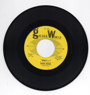 Barbra Mercer - Hey!! / Can't Stop Loving You Baby 45