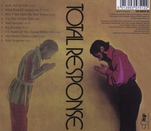Horace Silver - Total Response CD (Back)
