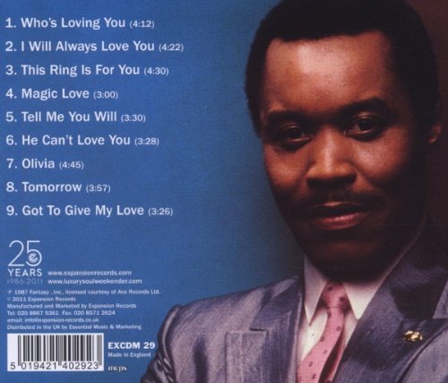 LJ Reynolds - Tell Me You Will CD Back Cover
