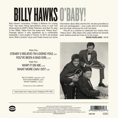 O' Baby! 4 Track Vinyl EP -12260
