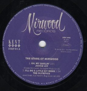 Stars Of Mirwood Limited Edition 4 Track Vinyl EP-2001