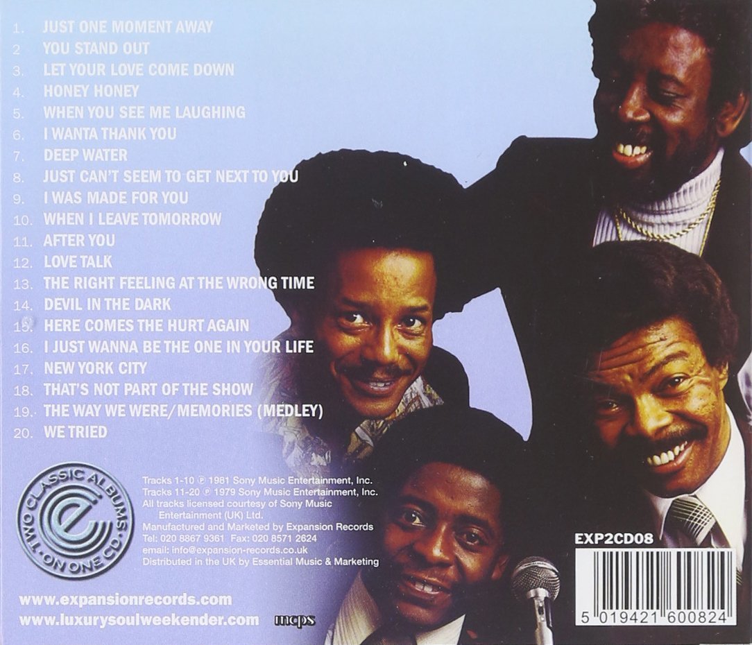 Manhattans - Black Tie / Love Talk CD (Back Cover)