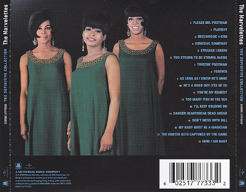 Marvelettes - The Definitive Collection CD (Back)