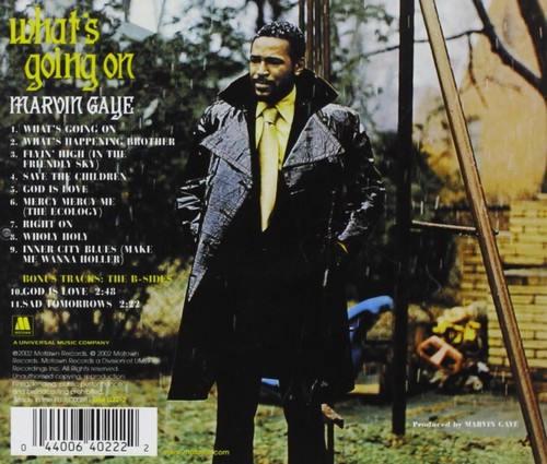 Marvin Gaye - What's Going On CD (Back)