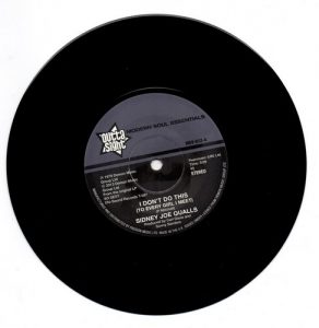 Sidney Joe Qualls - I Don't Do This / Run To Me 45 (Outta Sight) 7' Vinyl
