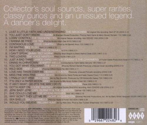 Northern Soul's Classiest Rarities Volume 2 CD (Back Cover)