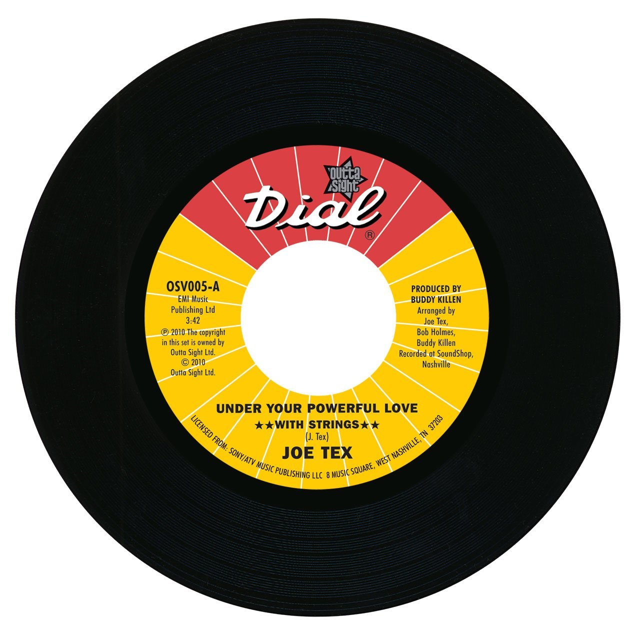 Joe Tex - Under Your Powerful Love / Under Your Powerful Love (with strings) 45 (Outta Sight) 7