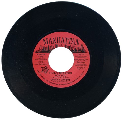 Danny Owens - I Can't Be A Fool For You / Lydia Marcelle – It's Not Like You 45 (Outta Sight) 7" Vinyl