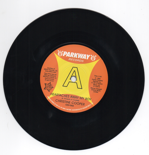 Christine Cooper - Heartaches Away My Boy / S.O.S (Heart In Distress) DEMO 45 (Outta Sight) 7