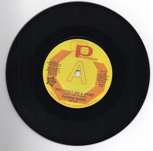 Yvonne Baker - You Didn't Say A Word DEMO 45