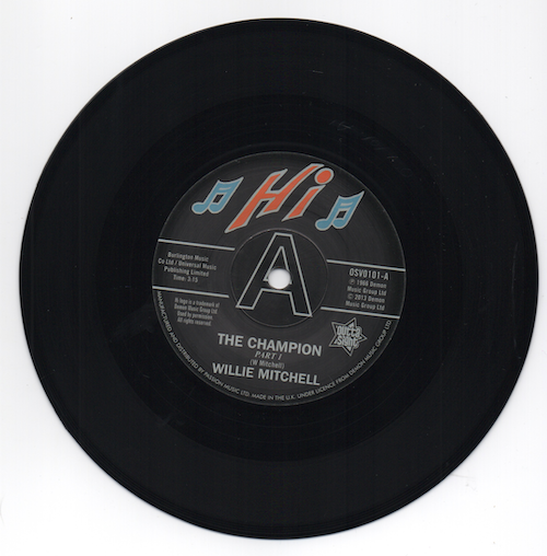 Willie Mitchell - The Champion / Bill Black's Combo - Little Queenie DEMO 45 (Outta Sight) 7