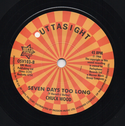 Casualeers - Dance Dance Dance / Chuck Wood - Seven Days Too Long DEMO 45