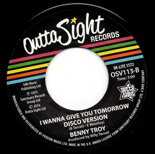 I Wanna Give You Tomorrow / I Wanna Give You Tomorrow (Disco Version) 7