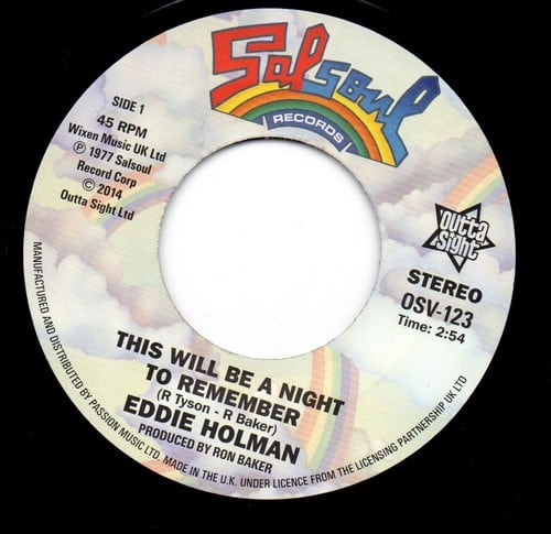 Eddie Holman - This Will Be A Night To Remember / Double Exposure - Ten Percent 45
