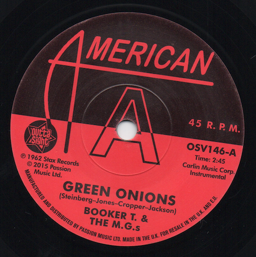 Booker T & The MGs - Green Onions / The Mar-Kets - Balboa Blue DEMO 45