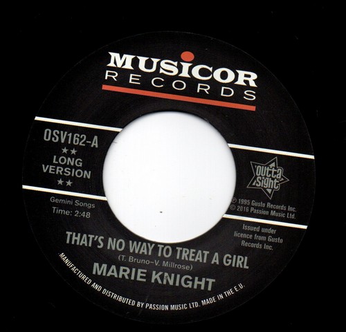 That's No Way To Treat A Girl / You Lie So Well 7