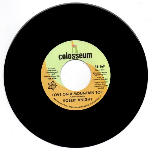 Robert Knight - Love On A Mountain Top / Everlasting Love 45 (Outta Sight) 7