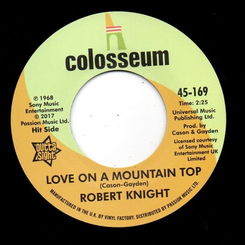 Robert Knight - Love On A Mountain Top / Everlasting Love 45