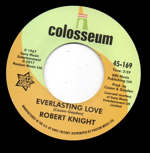 Robert Knight - Love On A Mountain Top / Everlasting Love 45