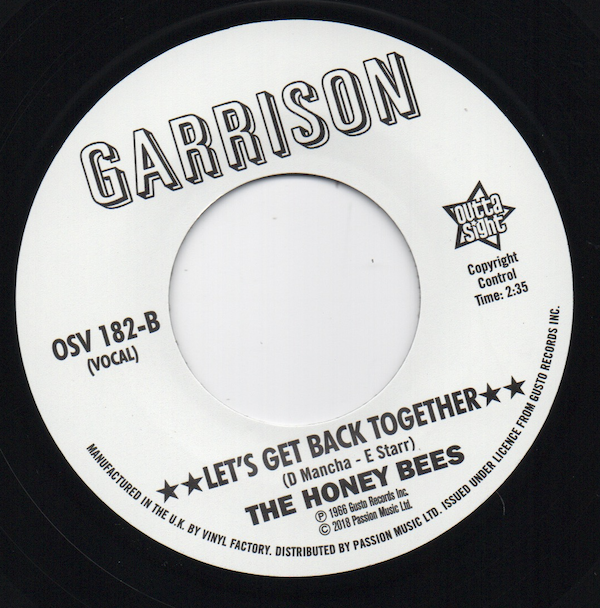 Just Brothers - Carlena / The Honey Bees - Let's Get Back Together 45