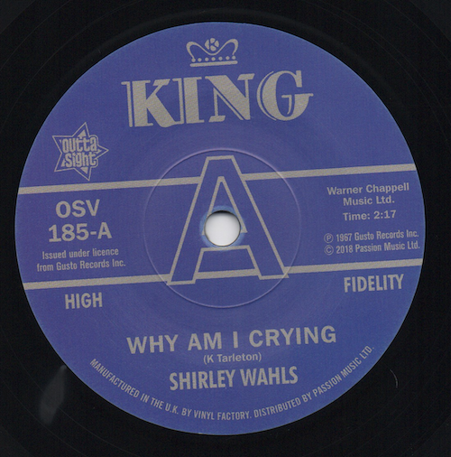Shirley Wahls - Why Am I Crying / That's How Long (I'm Gonna Love You) DEMO 45
