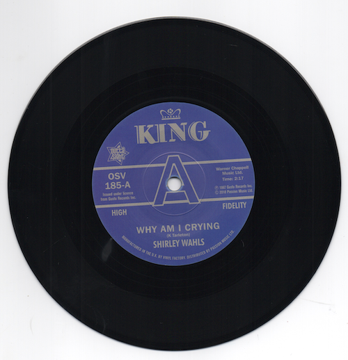Shirley Wahls - Why Am I Crying / That's How Long (I'm Gonna Love You) DEMO 45 (Outta Sight) 7