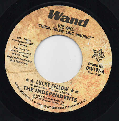 The Independents - Lucky Fellow / I Love You, Yes I Do 45