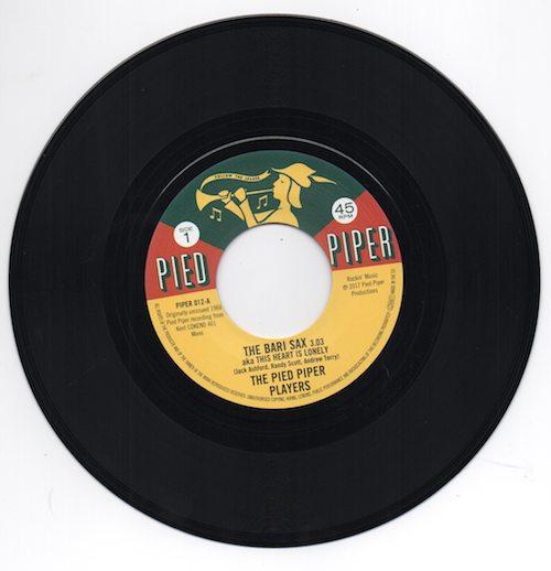 Pied Piper Players - The Bari Sax / The Cavaliers - We Go Together 45