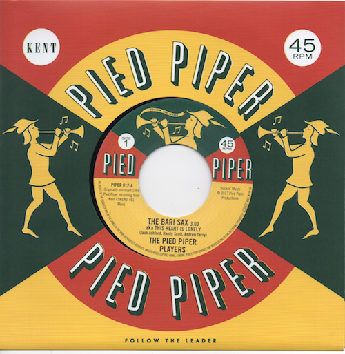 Pied Piper Players - The Bari Sax / The Cavaliers - We Go Together 45 (Pied Piper) 7' Vinyl
