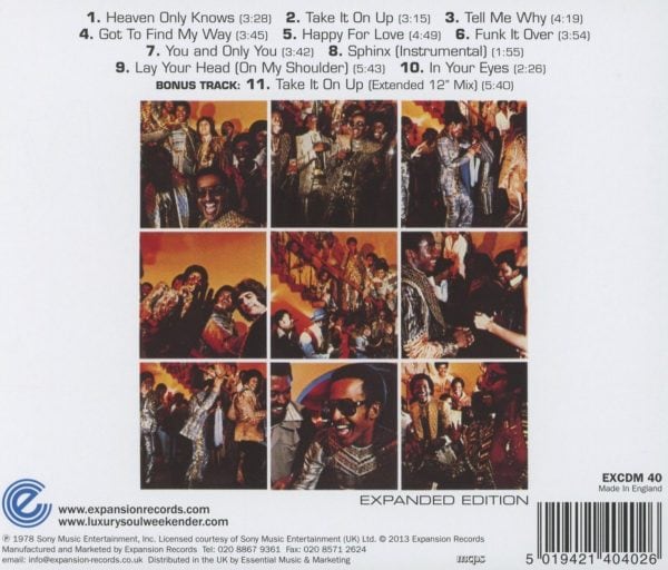 Pockets - Take It On Up (Expanded Edition) CD (Back Cover)
