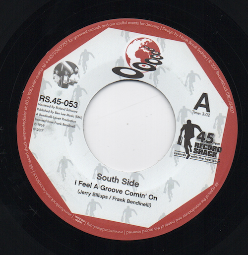 South Side - I Feel A Groove Comin' On / Combo Kings - Groovey 45