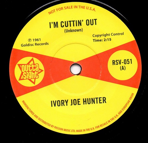 I'm Cuttin' Out / You Only Want Me When You Need Me 7"-1362