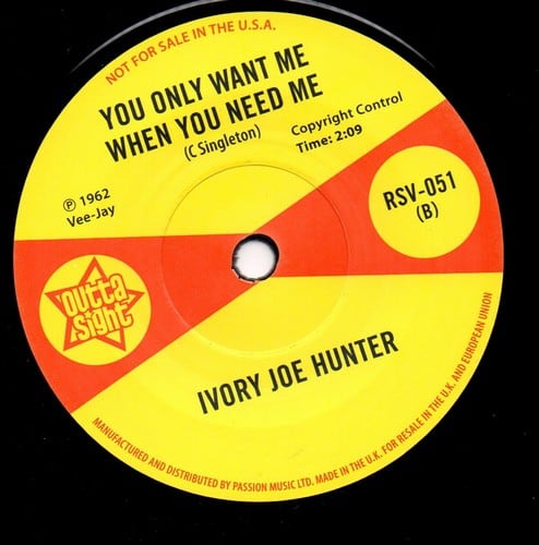 I'm Cuttin' Out / You Only Want Me When You Need Me 7