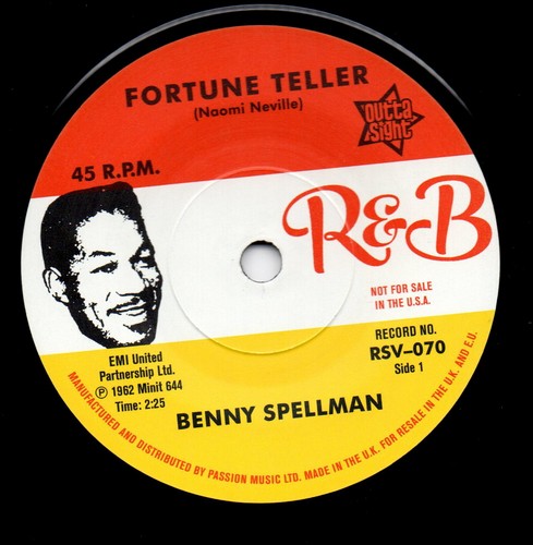 Benny Spellman - Fortune Teller / Ernie K Doe - A Certain Girl 45