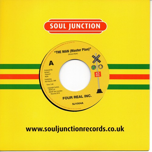 Four Real Inc - The Man (Master Plan) / Larry Wright - It's Okay With Me 45 (Soul Junction) 7' Vinyl