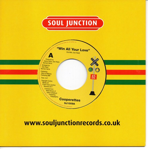 Cooperettes - Win All Your Love / The Toppiks - Win All Your Love 45 (Soul Junction) 7