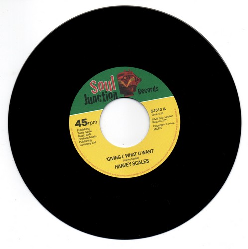 Harvey Scales - Giving U What U Want / I'd Be A Fool (To Fool Around) 45 (Soul Junction) 7